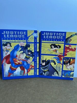 DC Comics Justice League Unlimited Complete Season 2 DVD Disc Set M2-O 13 Ep Foto 1 de 4