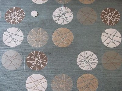 NUEVO Tela de tapicería contemporánea moderna pátina Momentum Revolve por yarda Foto 1 de 4