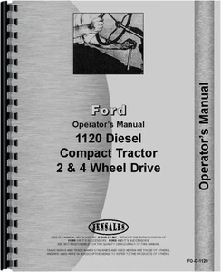 MANUAL DE OPERADORES DE TRACTOR FORD 1120 - Imagen 1 de 1