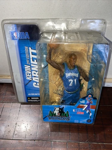 McFarlane NBA Kevin Garnett White Jersey Var. Timberwolves Series 7 2nd Edition Cover
