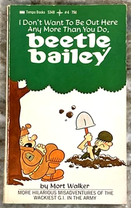 BEETLE BAILEY Mort Walker 1970 1st Printing Cartoon Comic Paperback Book A900 - Picture 1 of 6