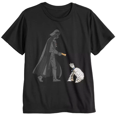 Star Wars ☆ Star Wars Boys Darth Vader AT-AT Sit T-Shirt  ☆ Sizes S-XL - Image 1 of 2