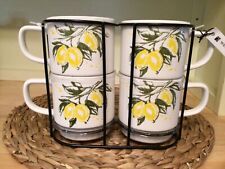 Bellissimo Lemons Stacking Mug Set
