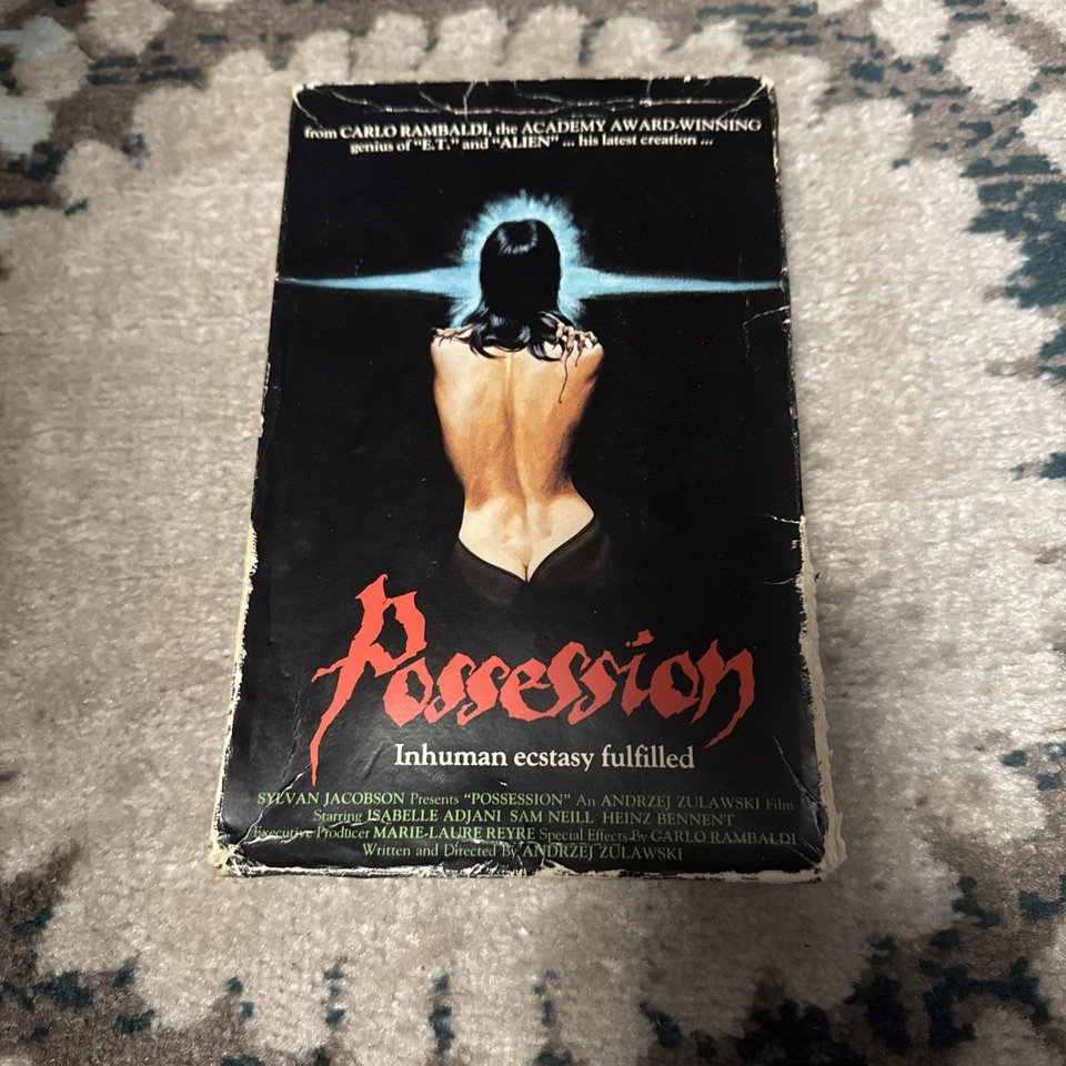 Possession Isabelle Adjani, Andrzej Zulawski 1981 Vestron Video Horror Film VHS - Image 1 of 3