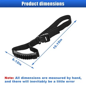 Manija de seguridad para automóvil de alta resistencia ajustable de 2 piezas para facilitar asistencia de pie y entrada - Imagen 1 de 13