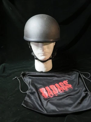 Casco de fibra de carbono BADASS Carbon Air talla M con bolsa CN 001.7 DOT certificado ¡Nuevo sin etiquetas! Foto 1 de 4