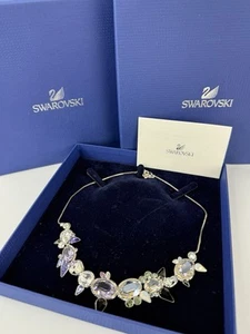 Swarovski Rachel Purple & Crystal Clear 45cm Necklace - Picture 1 of 14