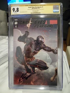 Snake Eyes: Deadgame #1 CGC 9.8 IDW 2020 Signed by Rob Liefeld & Ray Park - Picture 1 of 4