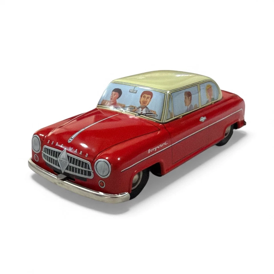 Borgward Hansa Tin Litho Wind UP Car 8" Working Tucher Walther Germany 1992 Prod - Image 1 of 4