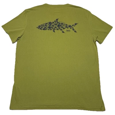 Camiseta Yeti Coolers Sábalo Moscas Pesca Hombres XXL 2XL Camiseta Manga Corta Foto 1 de 4
