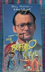 Where the Buffalo Roam 1998 VHS Bill Murray, Peter Boyle - Picture 1 of 2