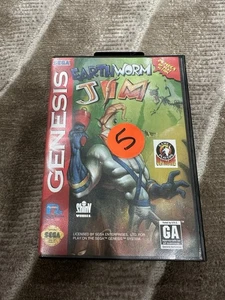 Earthworm Jim (SEGA Genesis) Authentic BOX ONLY - Picture 1 of 2