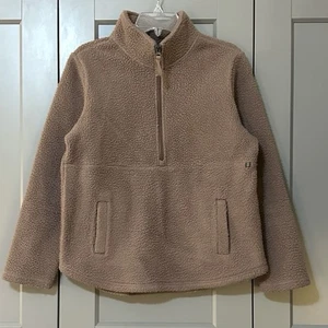 Free Fly Bamboo Sherpa Fleece Half Zip Mock Neck Canyon Mauve Women’s Size Small - Picture 1 of 8