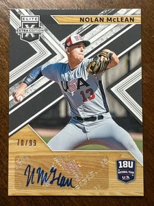 NOLAN McLEAN 2019 Panini Elite Extra Edition 18U National Team AUTOGRAPH #70/99 - Picture 1 of 2