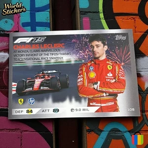 Carta Topps Turbo Attax 2025 Formula 1 n.108 Charles Leclerc - Foto 1 di 1