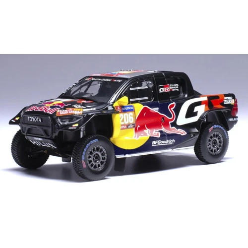 TOYOTA GR DKR HILUX EVO T1U N.206 RALLY DAKAR 2024 MORAES-MONLEON 1:43 Ixo Model - Immagine 1 di 1