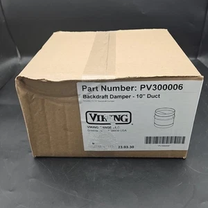 Viking Range Backdraft Damper 10" Duct PV300006 Brand New In Box - Picture 1 of 7
