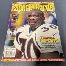 SPORTS CARDS MAGAZINE AND PRICE GUIDE FEB 1999 TERRELL DAVIS KRAUSE PUBLICATIONS
