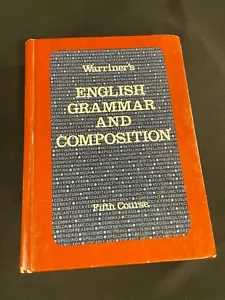 Vintage Warriner’s English Grammar & Composition — 1986 Textbook - Picture 1 of 22