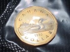 CANADA 1995 1 $ DOLLAR UNCIRCULATED SEALED PROOF LIKE FROM RCM SET