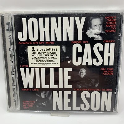 Johnny Cash Willie Nelson VH1 Storytellers Music CD — 第 1/4 张图片