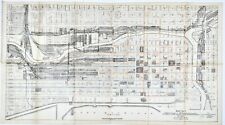 1902 Chicago Railway Map ORIGINAL Chicago Traction Company Union Traction RARE
