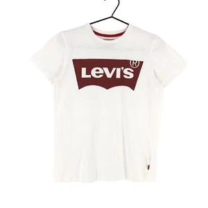 Levi's Strauss & Co Round Neck White Girls T-Shirt Size 14 J. - Picture 1 of 8
