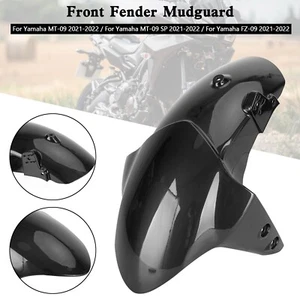 Front Fender Mudguard Fairing For Yamaha MT-09 FZ-09 MT09 SP 2021-2023 Black T4 - Zdjęcie 1 z 11