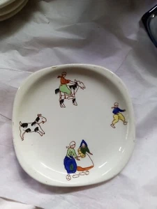 ADOBE WARE SYRACUSE Restaurant CHINA KINDERHOOK PLATE Nursery Rhyme - Picture 1 of 2