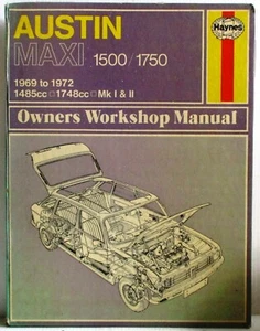 Haynes - Austin Maxi 1500 y 1750 / 1969 a 1972 / Manual de taller del propietario - 283 - Imagen 1 de 7