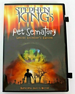 Stephen King's Pet Sematary Special Collector's Edition 1989 DVD Disc Like New - Image 1 of 3