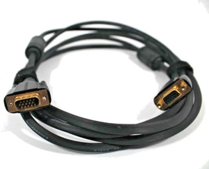 VGA Extension Cable  10-Foot - Male & Female Connectors Black - Radio Shack - Picture 1 of 7