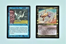 Magic, Mirage Expansion, 2 Rare Card Lot, Flash and Frenetic Efreet