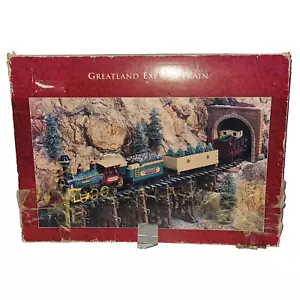Treno espresso Greatland Holiday 1992 vintage completo di scatola originale - Foto 1 di 3