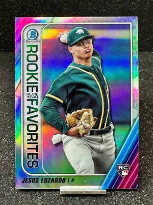 2020 Bowman Chrome  JESUS LUZARDO  ROY Favorites  #ROYF-JL  FREE SHIPPING - Image 1 of 2