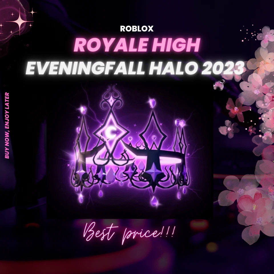 Roblox ✨ ROYALE HIGH Dark Fairy Halo Eveningfall 2023 ✨BEST PRICE👑