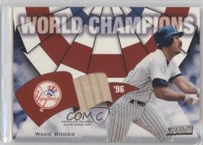 2002 Topps Stadium Club World Champions Relics Wade Boggs #WC-WB HOF