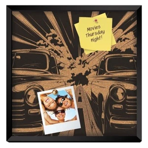 IS Gift Retro Car Race Pin-up Corkboard 30x30cm - Picture 1 of 2
