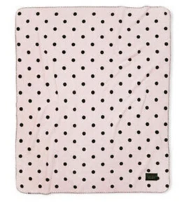 Victoria's Secret PINK Polka Dot Sherpa Blanket 2021 50x60” NEW - Picture 1 of 2