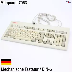 FAST MARQUARDT 7063.1230 AT DIN-5 DIN5 TASTATUR KEYBOARD MECHANISCHE RETRO OLD - Bild 1 von 4