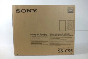 Sony SS-CS5 3-Way 3-Driver Bass Reflex Stereo Bookshelf Speakers New - Picture 1 of 2