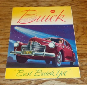 Folleto de ventas Buick Full Line original 1941 41 Century Roadmaster Limited - Imagen 1 de 2
