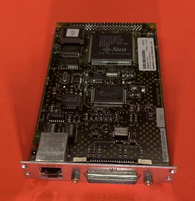 SUN 501-2919 SunFastEthernet 2.0 / 2.1  SBus Card, 100BASE-TX X1059A Tested - Image 1 of 4