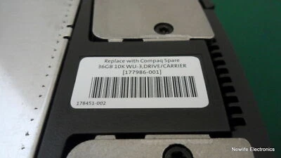HP 177986-001 36GB 10,000 RPM 3.5 in. Wide Ultra3 SCSI HDD 233806-003 BD0366459B - Image 1 of 4