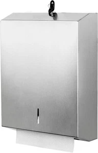Paper Towel Dispenser Wall Mount Commercial c-fold/Multi-fold/Tri-fold - Picture 1 of 7