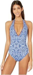 ETRO 266153 Woman Halter Neck One-Piece Swimsuit Size 40 - Picture 1 of 2