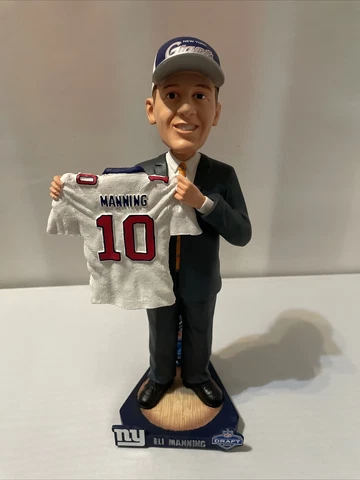 Vintage Eli Manning Draft Day Bobblehead Collectible 225/504 Limited Edition Cover
