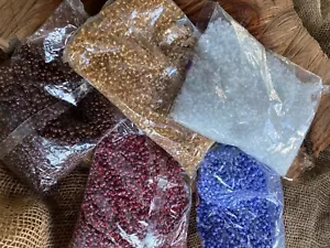 Glass Beads Cuentas de Colores 1 lbs Bags 6/0 Ifa Santo Osha Yoruba Santeria - Picture 1 of 37
