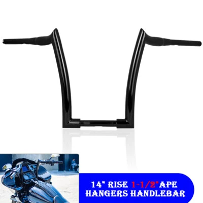 14'' Rise Ape Hanger Handlebar Fit For Honda VT750C2B Shadow Phantom Foto 1 de 4