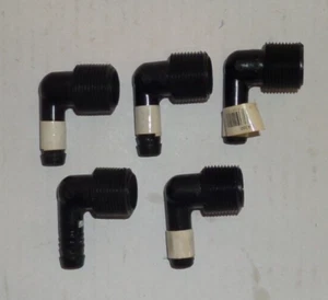 5 x Orbit 94360 Riser Flex Fitting 90-Degree Elbow 3/4 MPT x 1/2 Barb in - Picture 1 of 1